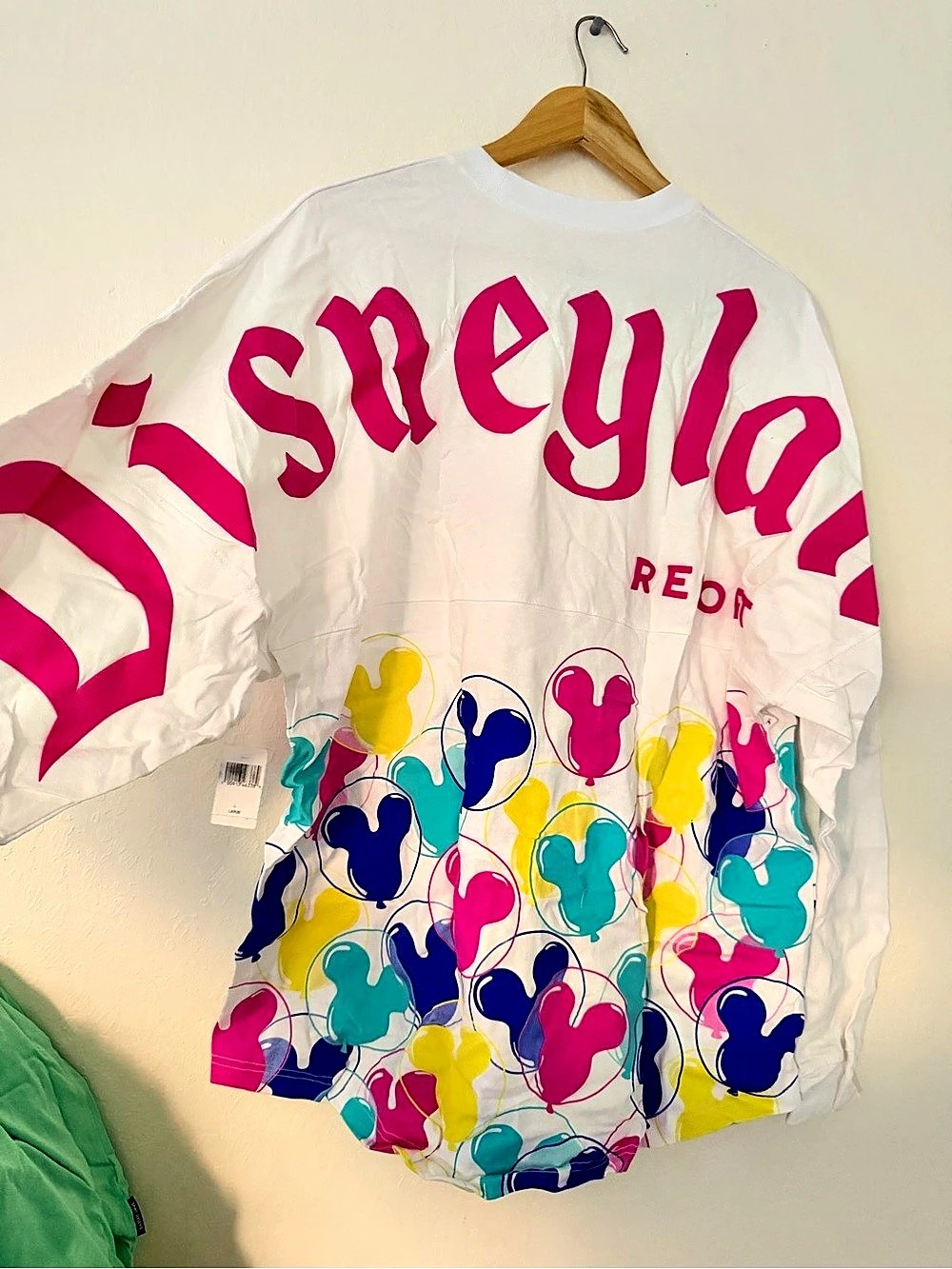 Spirit Jersey Disneyland Resort Mickey Mouse Balloon Spirit Jersey Long Sleeve